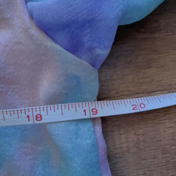 NWT Urban Outfitters Urban Renewal Shirt XS Tie Dye Button Up Pink Purple Blue - Picture 8 of 11